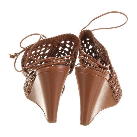 Mulberry Women's Woven Leather Wedge 38 - Picture 4 of 14